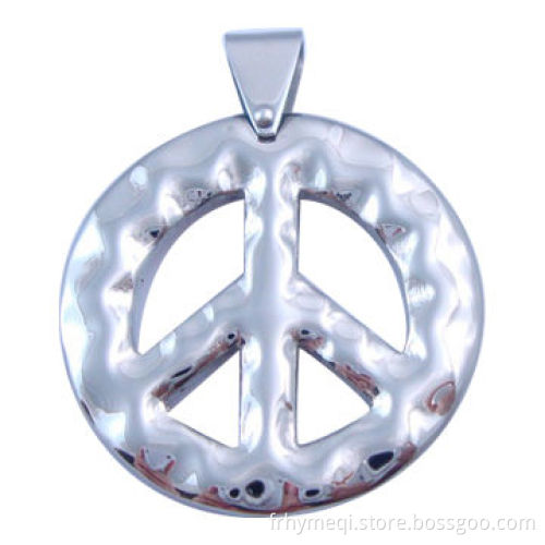 Peace symbol pendant